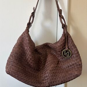 Valentina Woven Leather Bag